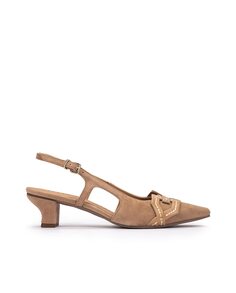 Женские туфли из замши светло-коричневого цвета Pedro Miralles, коричневый