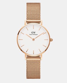 Petite Mesh DW00100219 Женские часы из стали розового золота Daniel Wellington, розовый