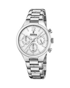 F20391/1 Boyfriend Collection серебряные женские часы из стали Festina, серебро