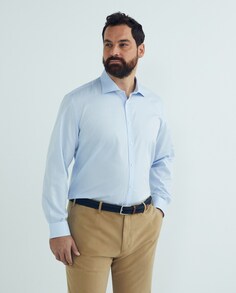 Мужская однотонная рубашка Emidio Tucci, синий