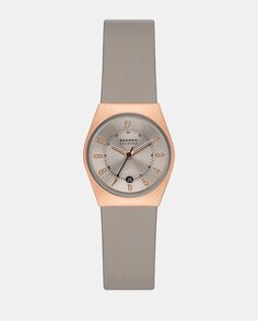 Экологичные женские часы Grenen Lille SKW3052 серого цвета из эко-кожи Skagen, серый