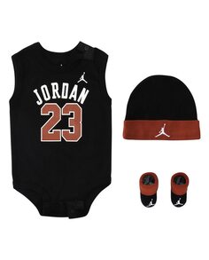Комплект из трех предметов для мальчика черного цвета Jordan, черный