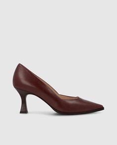 Женские туфли из коричневой кожи Lodi, темно коричневый