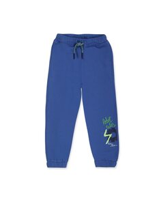 Плюшевые спортивные штаны для мальчика на кулиске Tuc tuc, синий
