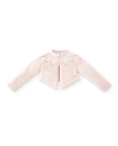Короткая куртка для девочки розового цвета Pili Carrera, розовый