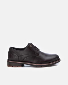Коричневые мужские туфли на шнуровке Xti, коричневый