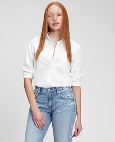 Женская рубашка с длинным рукавом Gap, белый