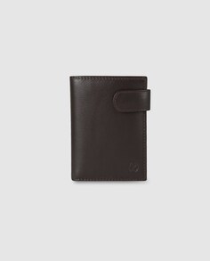 Коричневый кожаный кошелек с внешним портмоне El Potro, коричневый