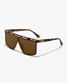 Коричневые солнцезащитные очки-унисекс прямоугольной формы с полными линзами D.Franklin D.Franklin, коричневый