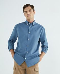 Обычная мужская рубашка из органического хлопка North Sails, синий