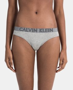 Хлопковые стринги Ultimate Calvin Klein с контрастным логотипом Calvin Klein, белый