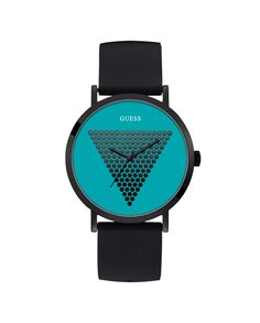 Мужские часы Imprint W1161G6 из силикона и черным ремешком Guess, черный