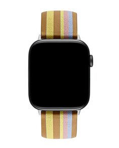 Разноцветный кожаный ремешок Apple Watch Aristocrazy, мультиколор