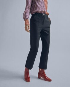 Женские прямые брюки из эластичного жаккарда Lola Casademunt