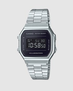 Casio Collection A168WEM-1EF Женские часы из стали с зеркальным циферблатом Casio, серебро