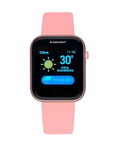 Умные часы Manhattan RAS10103 с функциями здоровья и уведомлениями Radiant, розовый