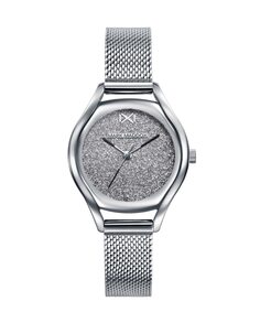 Женские часы Venice из стали с миланской сеткой Mark Maddox, серебро