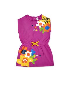 Платье без рукавов для девочки с эластичной резинкой на талии Tuc tuc, фиолетовый