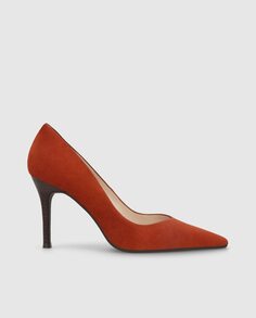 Женские туфли из оранжевой замши Lodi, оранжевый