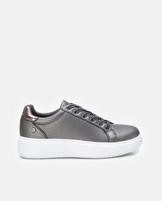 Серые женские спортивные туфли на шнуровке Xti, серый