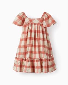 Платье для девочки из 100% хлопка с клетчатым принтом Zippy, мультиколор