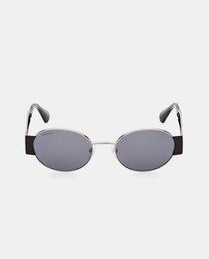 Коричневые женские солнцезащитные очки овальной формы из металла MAX&amp;Co., коричневый