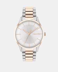 Двухцветные мужские часы Iconic 25200044 из стали Calvin Klein, мультиколор