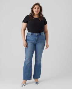 Женские джинсы с расклешенным низом Vero Moda Curve, синий