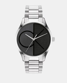 Iconic 25200163 стальные мужские часы Calvin Klein, серебро
