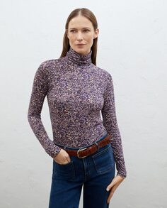 Женская футболка с длинными рукавами и принтом Lloyd&apos;s, фиолетовый Lloyd's