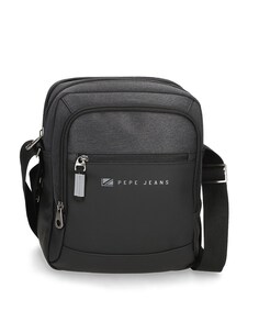 Pepe Jeans Jarvis большая мужская сумка через плечо черного цвета с держателем для планшета Pepe Jeans
