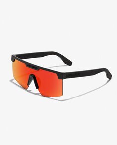 Черные прямоугольные солнцезащитные очки с полными линзами унисекс D.Franklin с красными линзами D.Franklin, черный