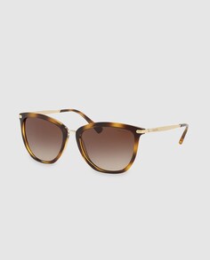 Солнцезащитные очки гаванского тона Ralph Lauren, коричневый