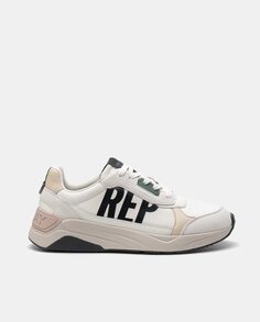 Tennet мужские низкие кожаные кроссовки с логотипом Replay, белый