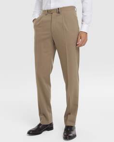 Mirto классические мужские брюки классического бежевого цвета Mirto, бежевый