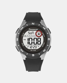 X-Treme Digital NKM72002 Черные резиновые мужские часы Neckmarine, черный