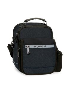 Мужская сумка через плечо Movom с отделкой и несколькими отделениями, темно-синяя Movom, темно-синий