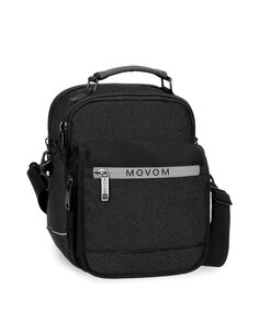 Мужская сумка через плечо с несколькими отделениями черного цвета Movom, черный