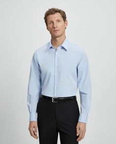 Мужская классическая рубашка стандартного кроя без утюга Emidio Tucci, светло-синий