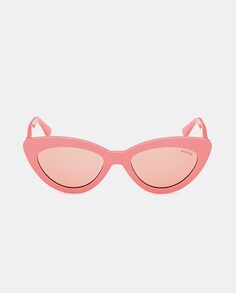Женские солнцезащитные очки «кошачий глаз» розового цвета Guess, розовый