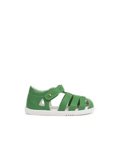 Зеленые детские сандалии с регулируемой лодыжкой Bobux, зеленый