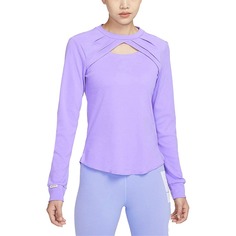 Лонгслив Nike Sportswear Cutout, светло-фиолетовый