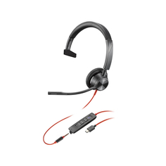 Проводная гарнитура Plantronics Poly C3315-M-C (Teams version) single-ear, черный