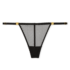 Трусы Victoria&apos;s Secret Very Sexy Fishnet V-String, черный