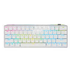 Игровая клавиатура Corsair K70 RGB Pro Mini, беспроводная, механическая, CHERRY MX Red, английская раскладка, белый