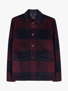 Куртка Paul Smith Chore с длинными рукавами, красный/разноцветный