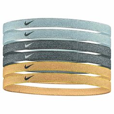 Повязка на голову Nike Swoosh Sport 6 Units, серый