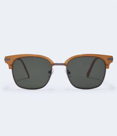 Контрастные солнцезащитные очки Clubmax Aeropostale, коричневый