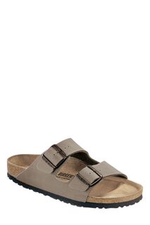 Босоножки Arizona темно-коричневого цвета Birkenstock, коричневый