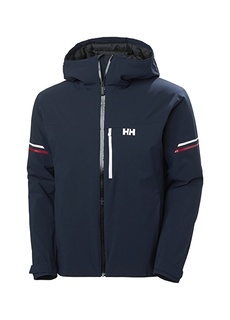 Темно-синее мужское пальто с прямым воротником Helly Hansen